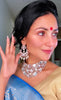 Heera Kundan Bridal LUX set with earrings and mang tikka