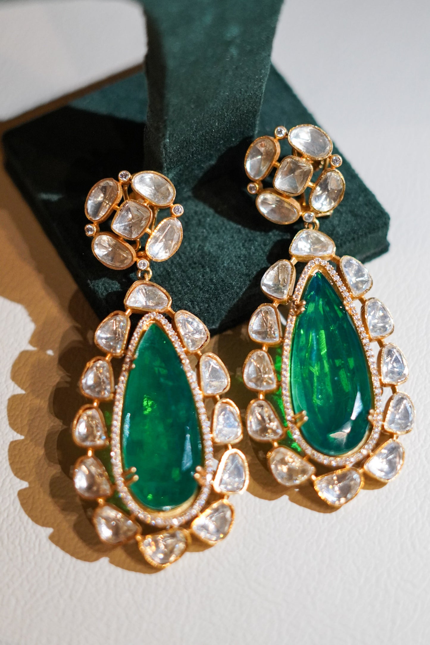 Jaanvi Emerald Earrings