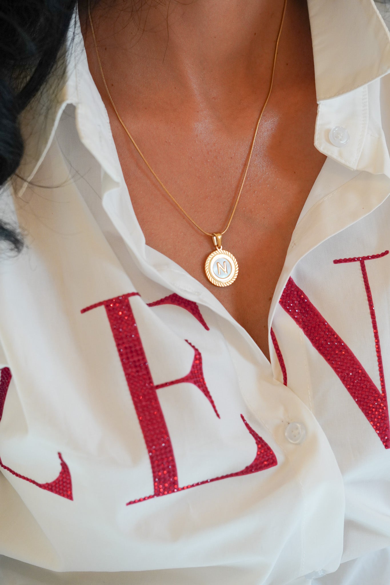 Belle Love Initials Pendant